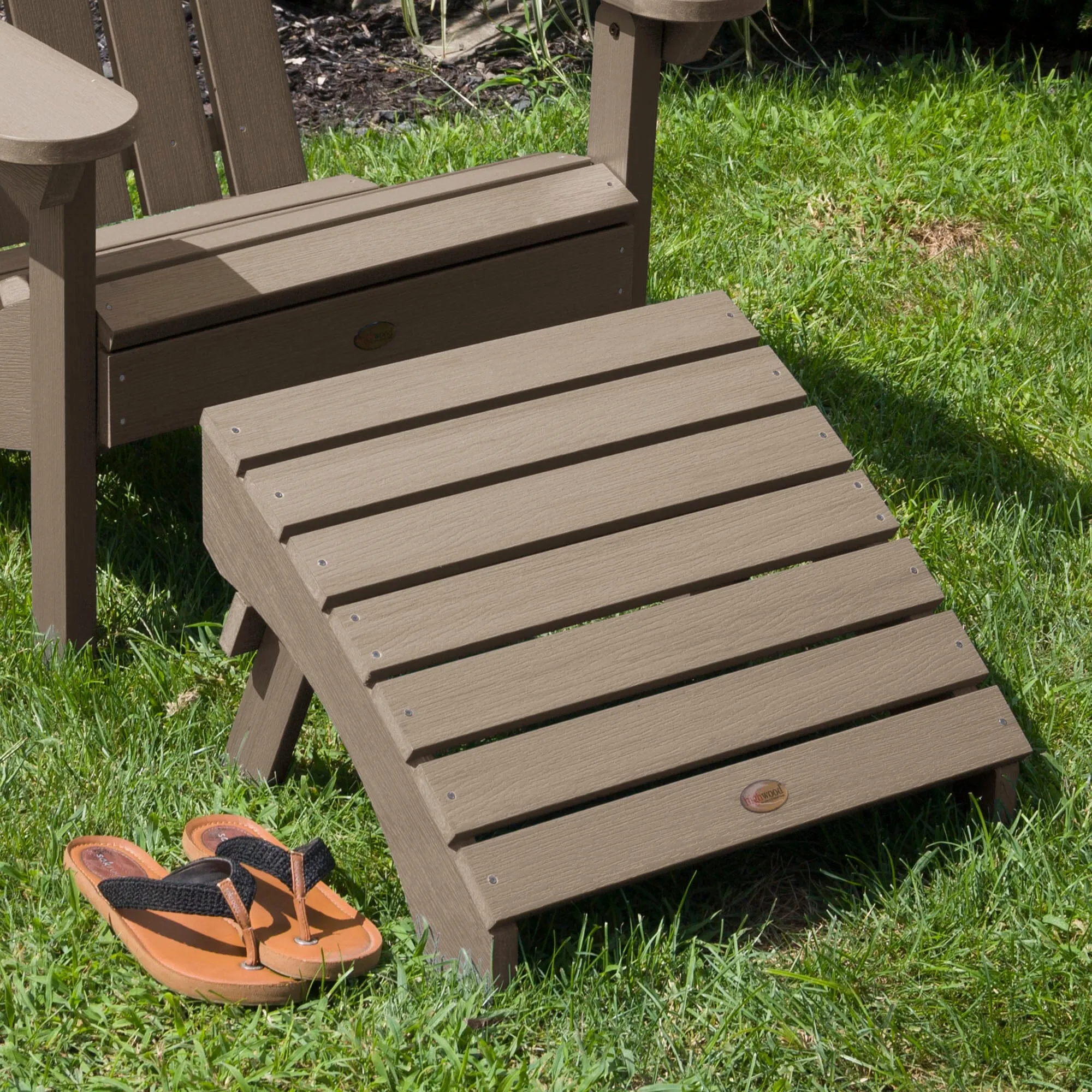 Folding Adirondack Ottoman