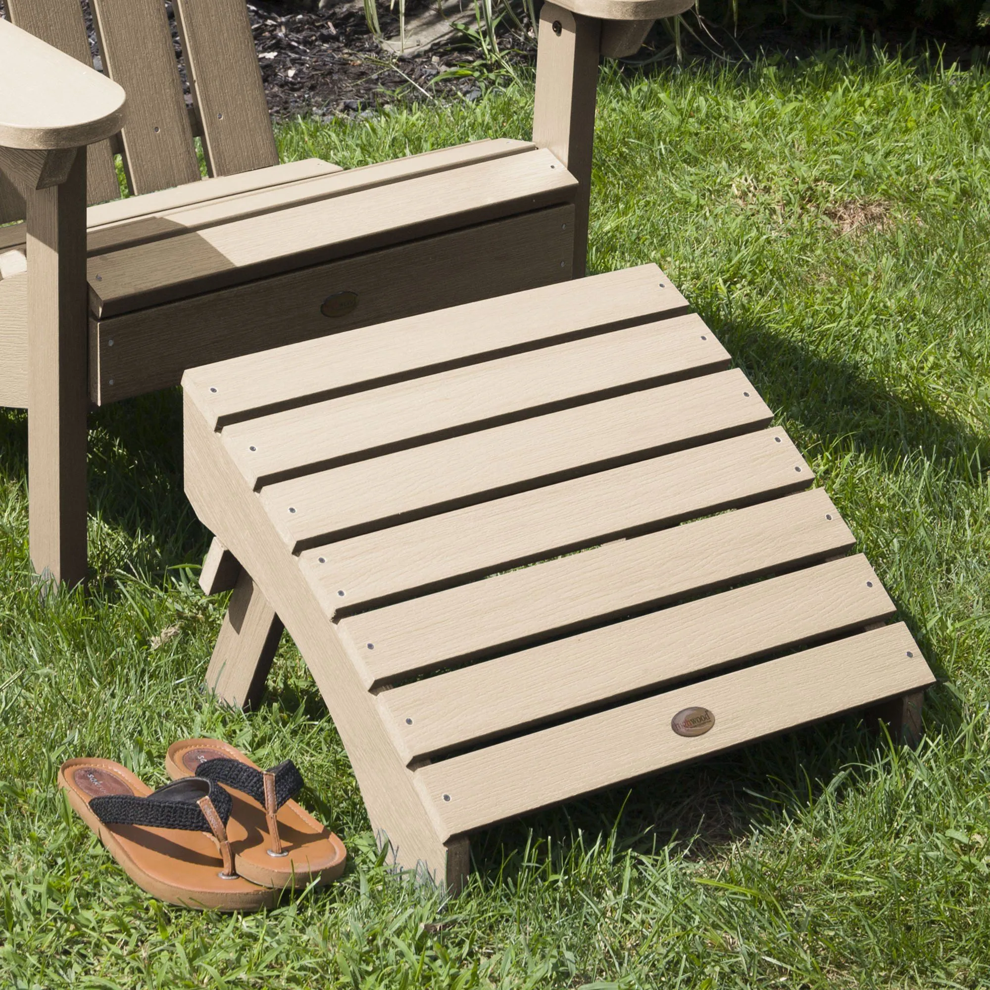 Folding Adirondack Ottoman