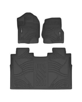 Ford F150 2015-2023 Custom Fit TPE Anti-Slip Floor Liner Car Mats All Weather Protection