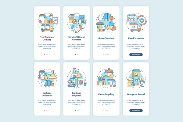 Garbage Management App Page Bundle