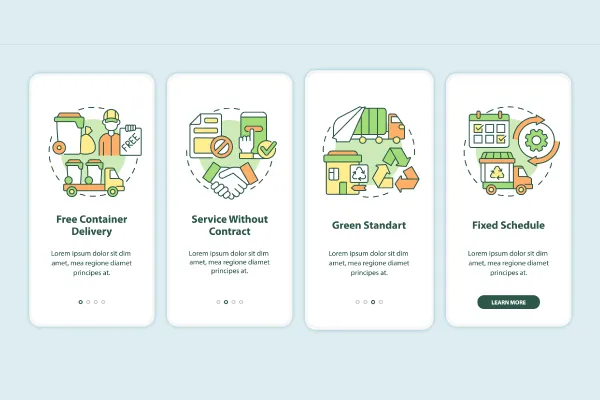 Garbage Management App Page Bundle