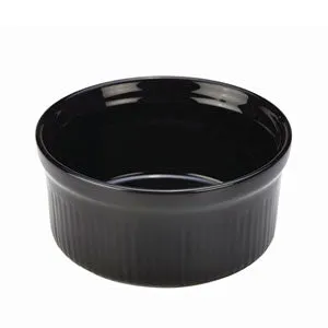 GenWare Stoneware Black Ramekin 9.5cm/3.75"- Pack 12