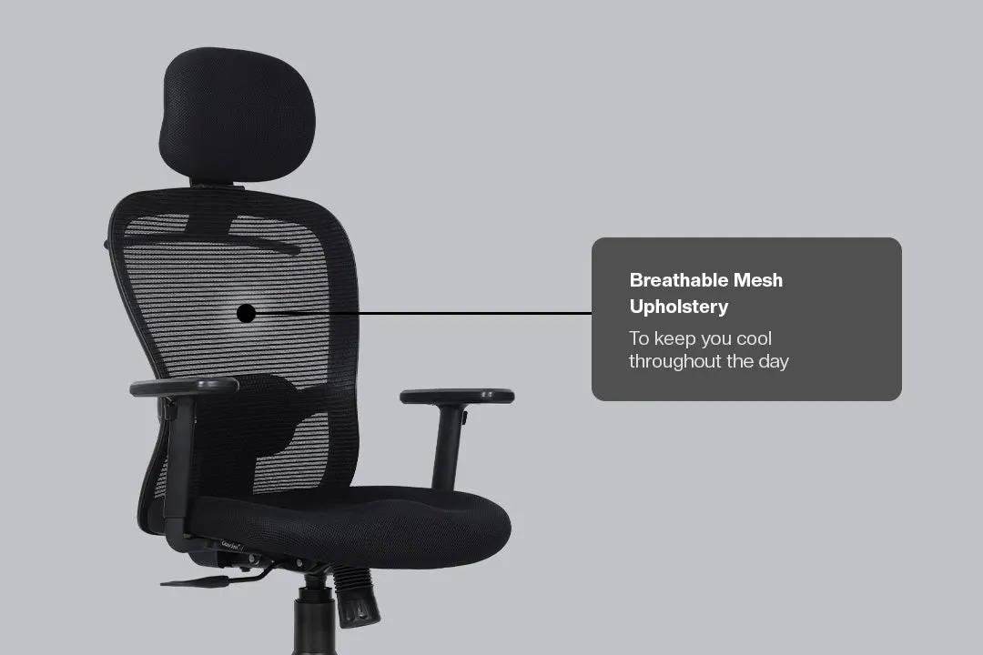 Green Soul Renewed Crystal V2 High Back Mesh  Office Chair