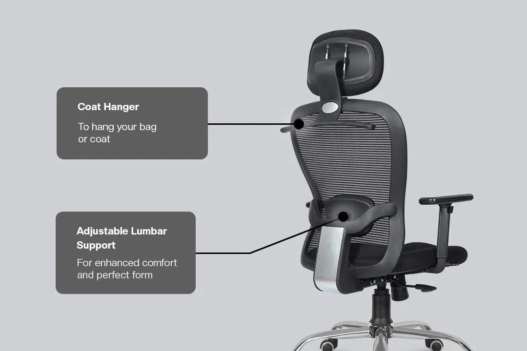 Green Soul Renewed Crystal V2 High Back Mesh  Office Chair