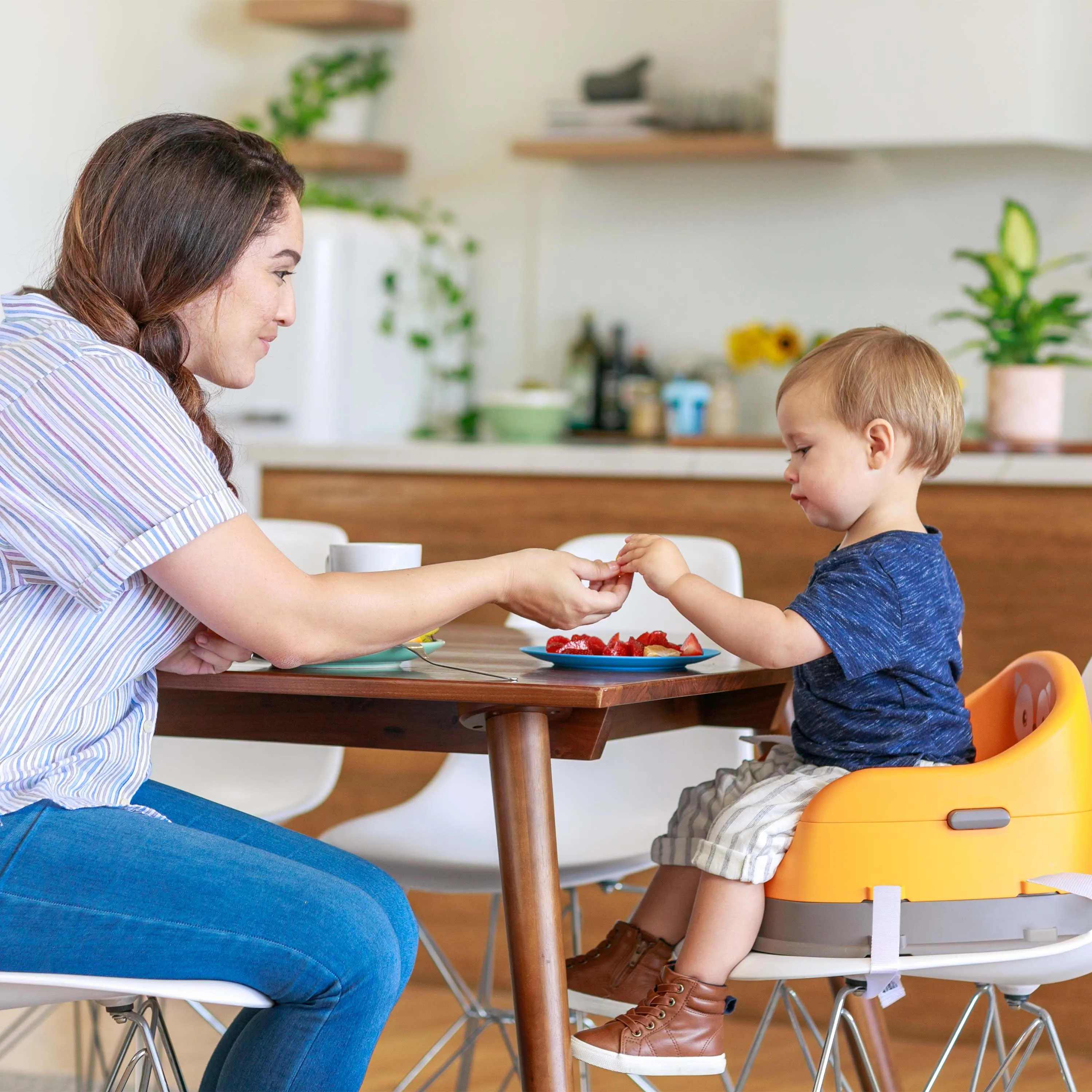 Grow-With-Me 4-in-1 Two-Can-Dine Feeding Booster Seat