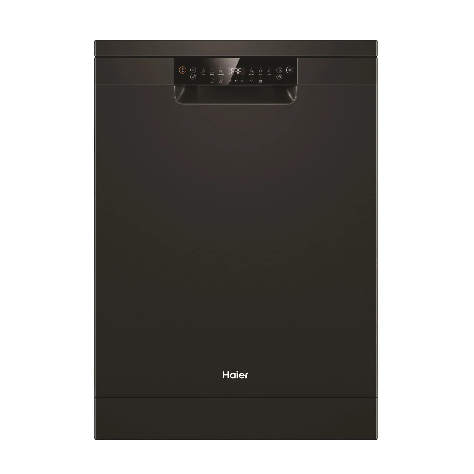 Haier HDW15F1B1 15 Place Setting Freestanding Dishwasher (Black)