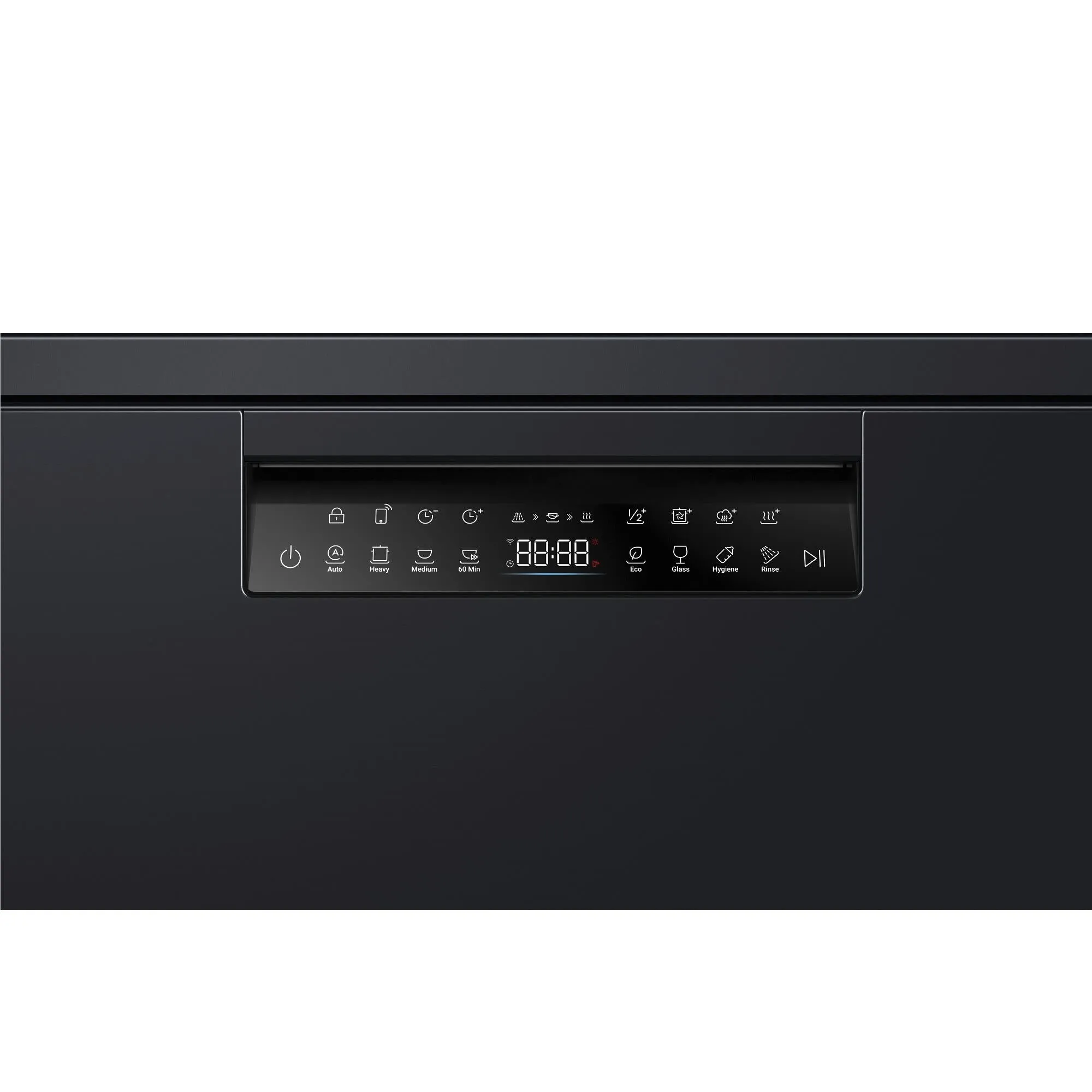 Haier HDW15F3B1 15-Place Setting Freestanding Dishwasher (Black)