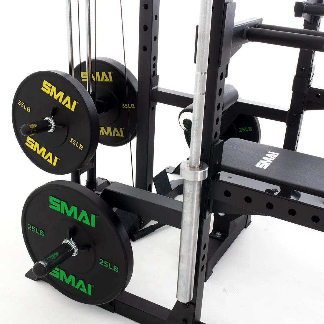 Half Power Rack Cable Weightlifting Package