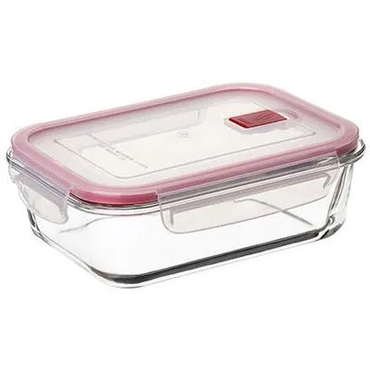 Hermetic Glass Container Cook & Eat 1.1L Red