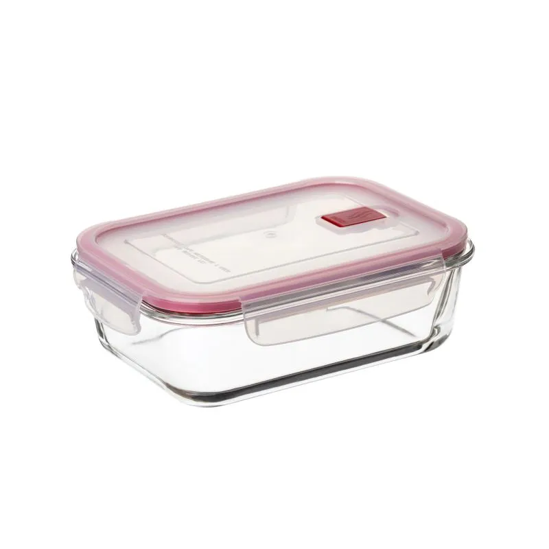 Hermetic Glass Container Cook & Eat 1.1L Red