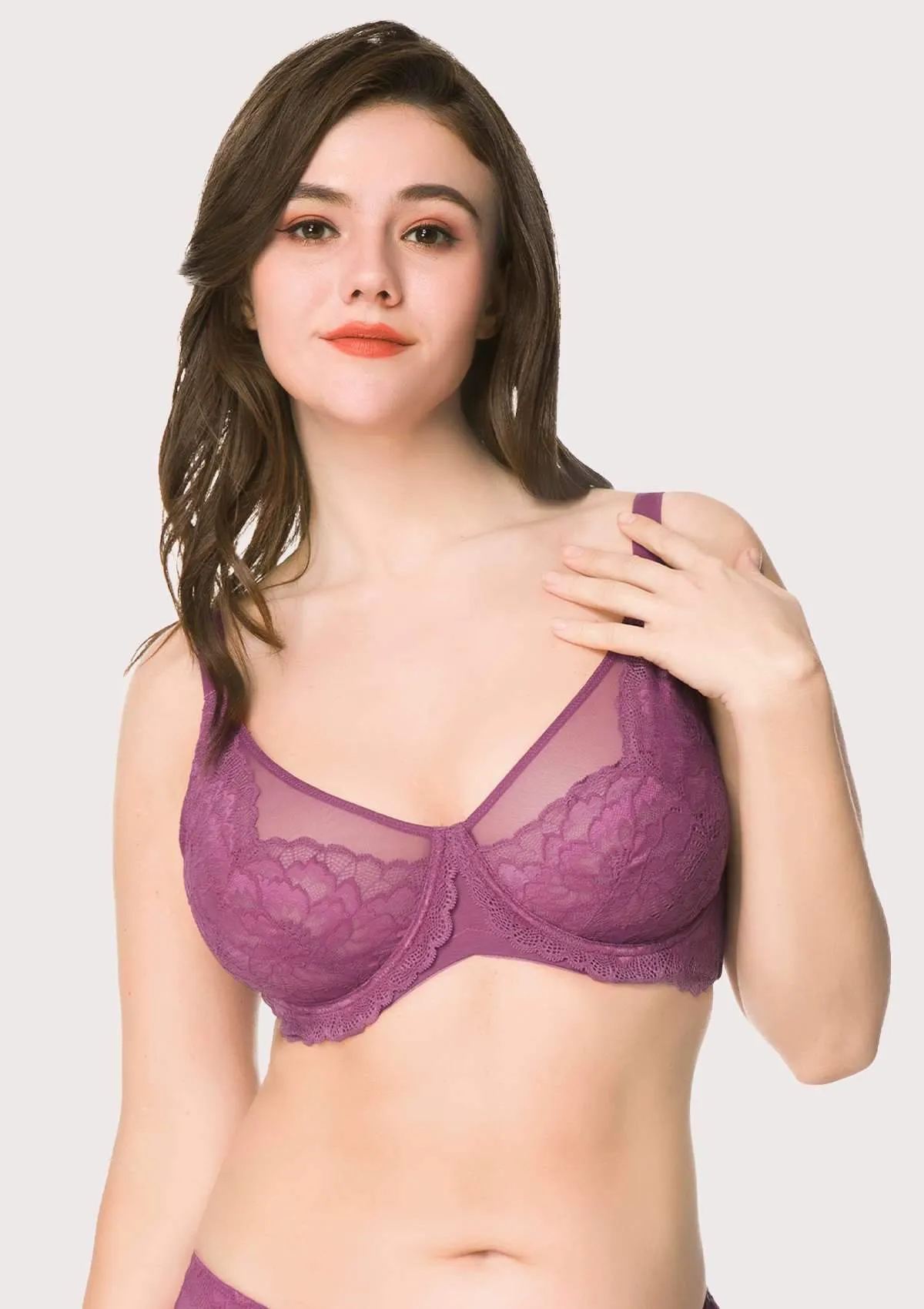 HSIA Peony Lace Underwire Bra