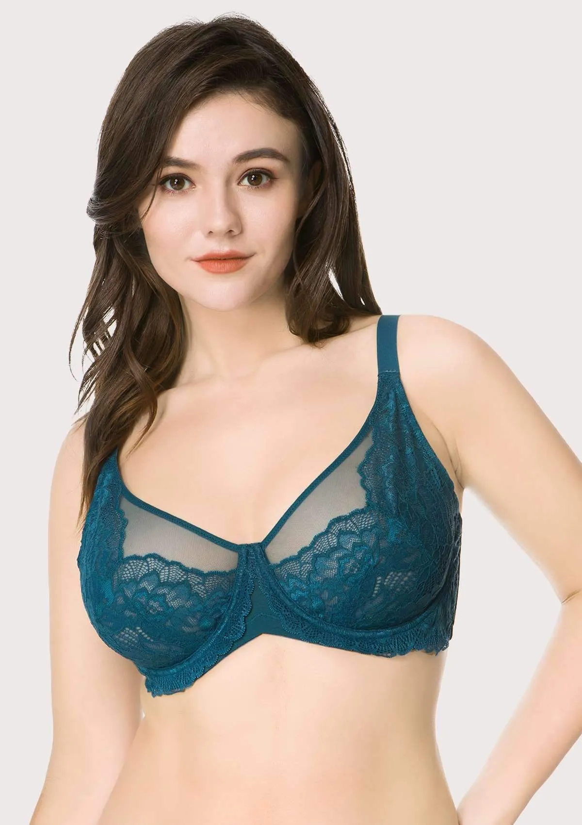 HSIA Peony Lace Underwire Bra