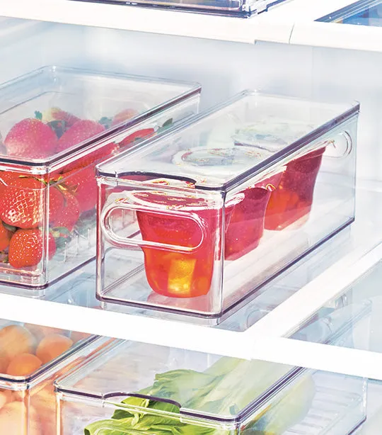 iDesign The Home Edit Narrow Fridge Bin