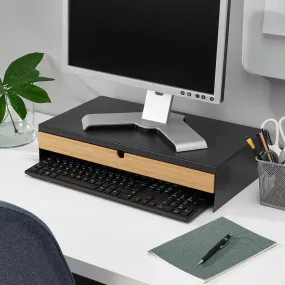 IKEA - Monitor Stand With Drawer - Anthracite