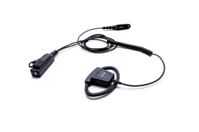 Impact Platinum Series 1-Wire Surveillance Kit for Two-Way Radio with Adjustable D-Shaped Ear Hanger I7-P1W-D1