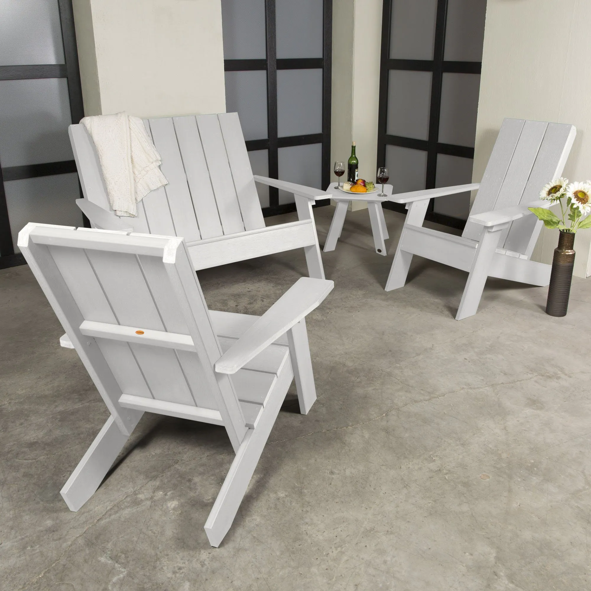 Italica Modern Adirondack 4-Piece Set