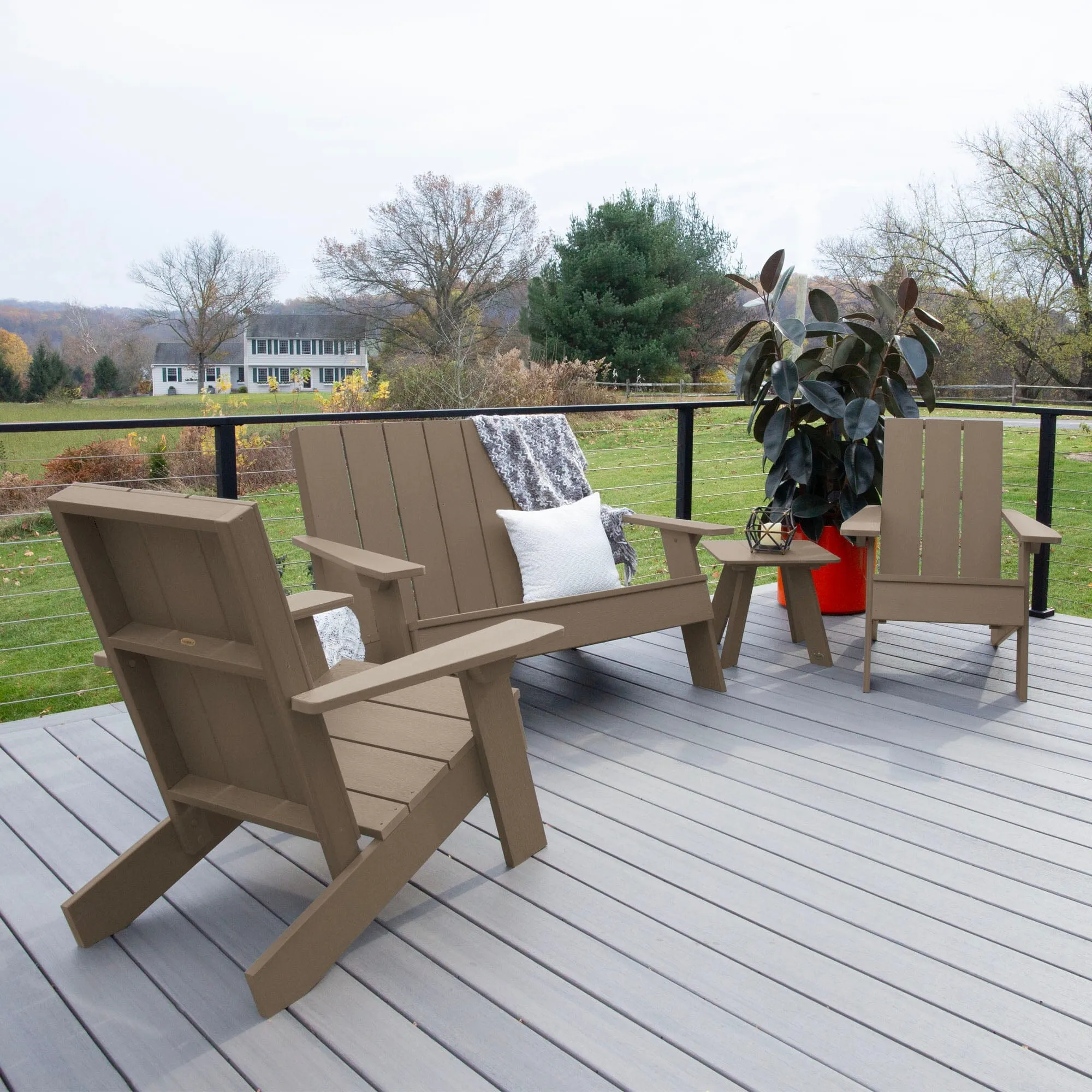 Italica Modern Adirondack 4-Piece Set