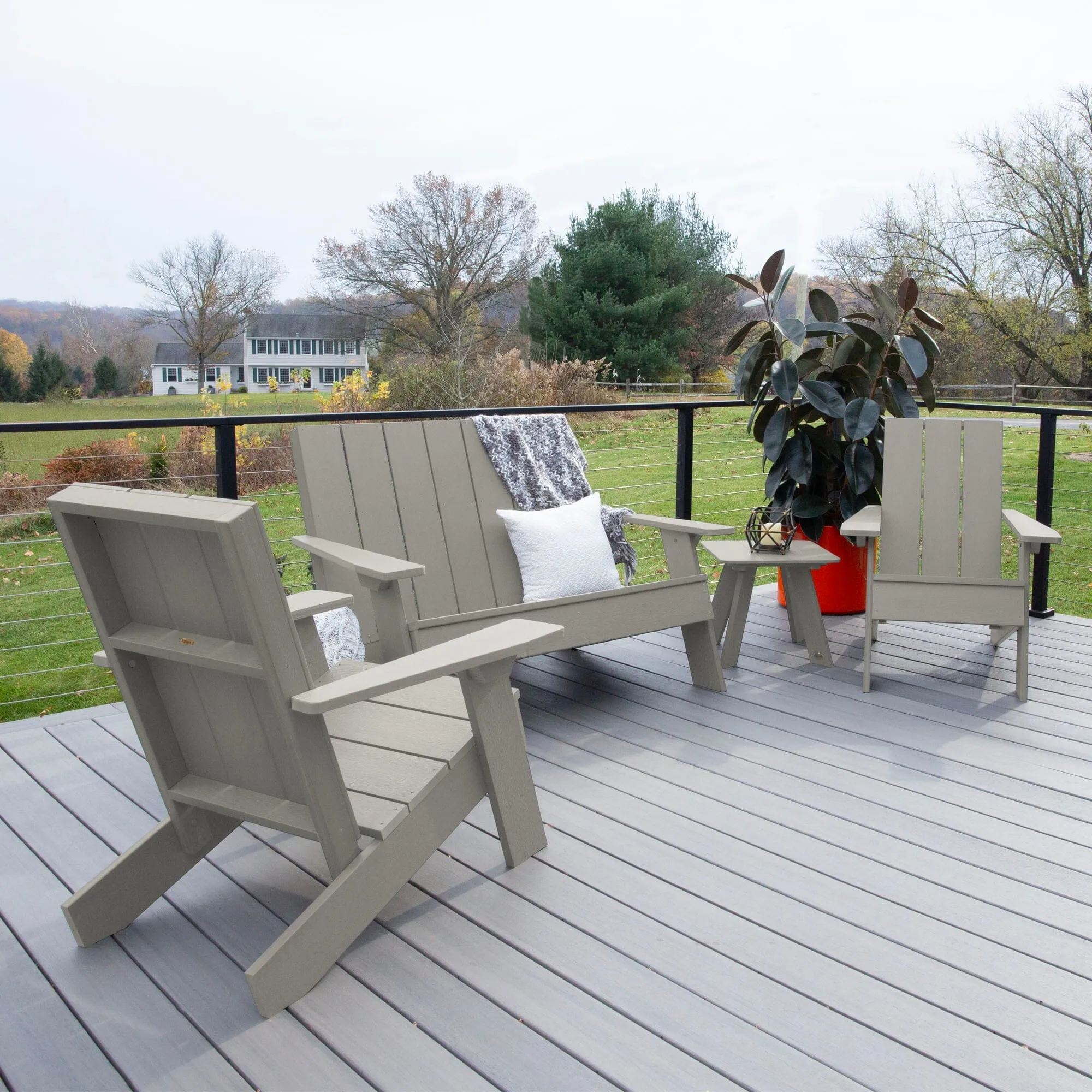 Italica Modern Adirondack 4-Piece Set