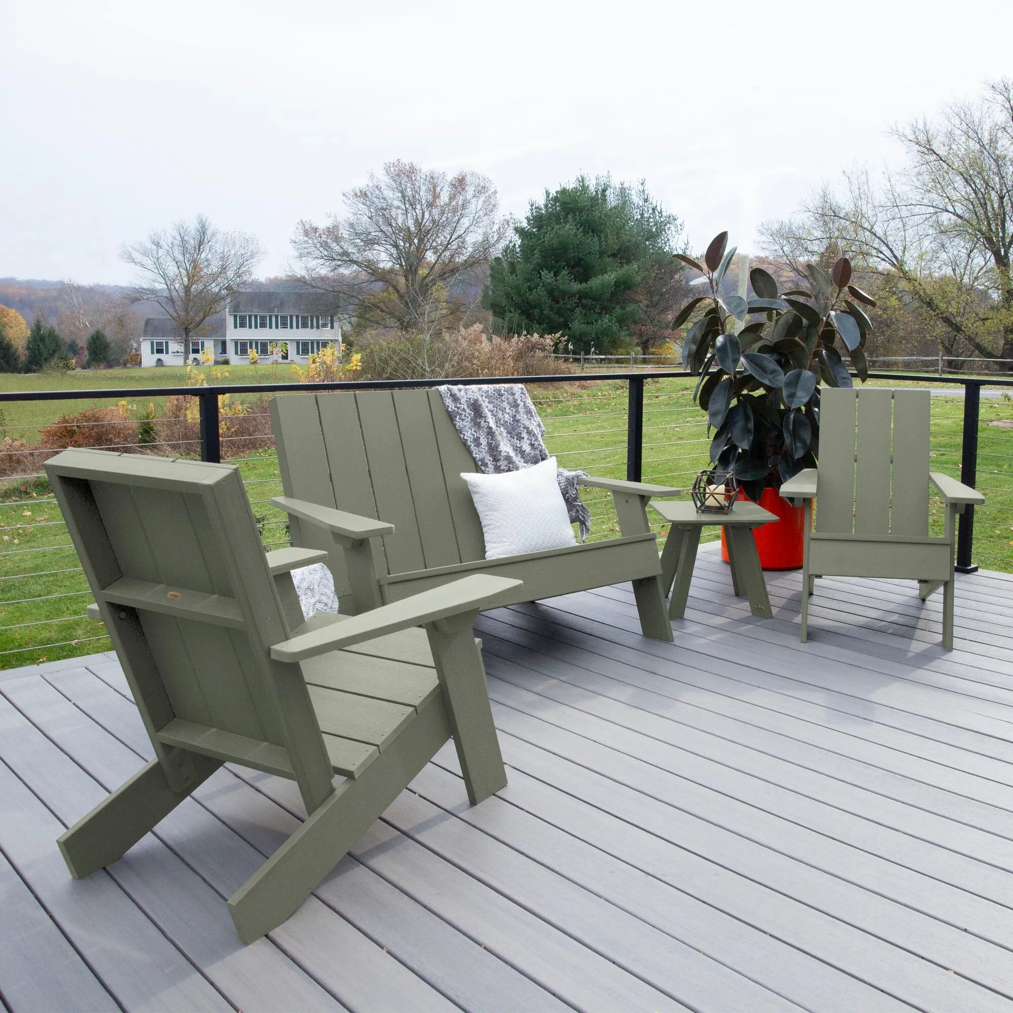 Italica Modern Adirondack 4-Piece Set