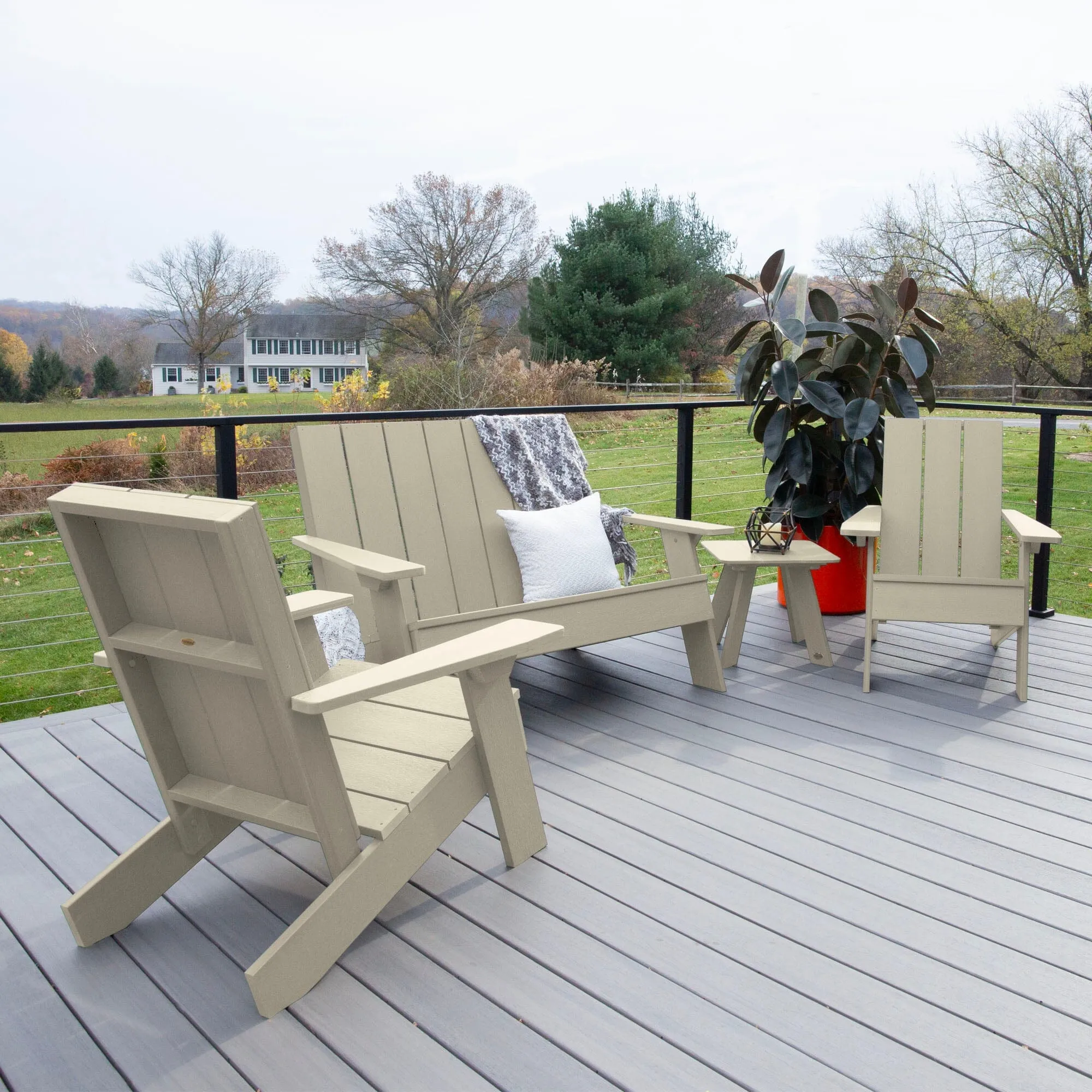 Italica Modern Adirondack 4-Piece Set