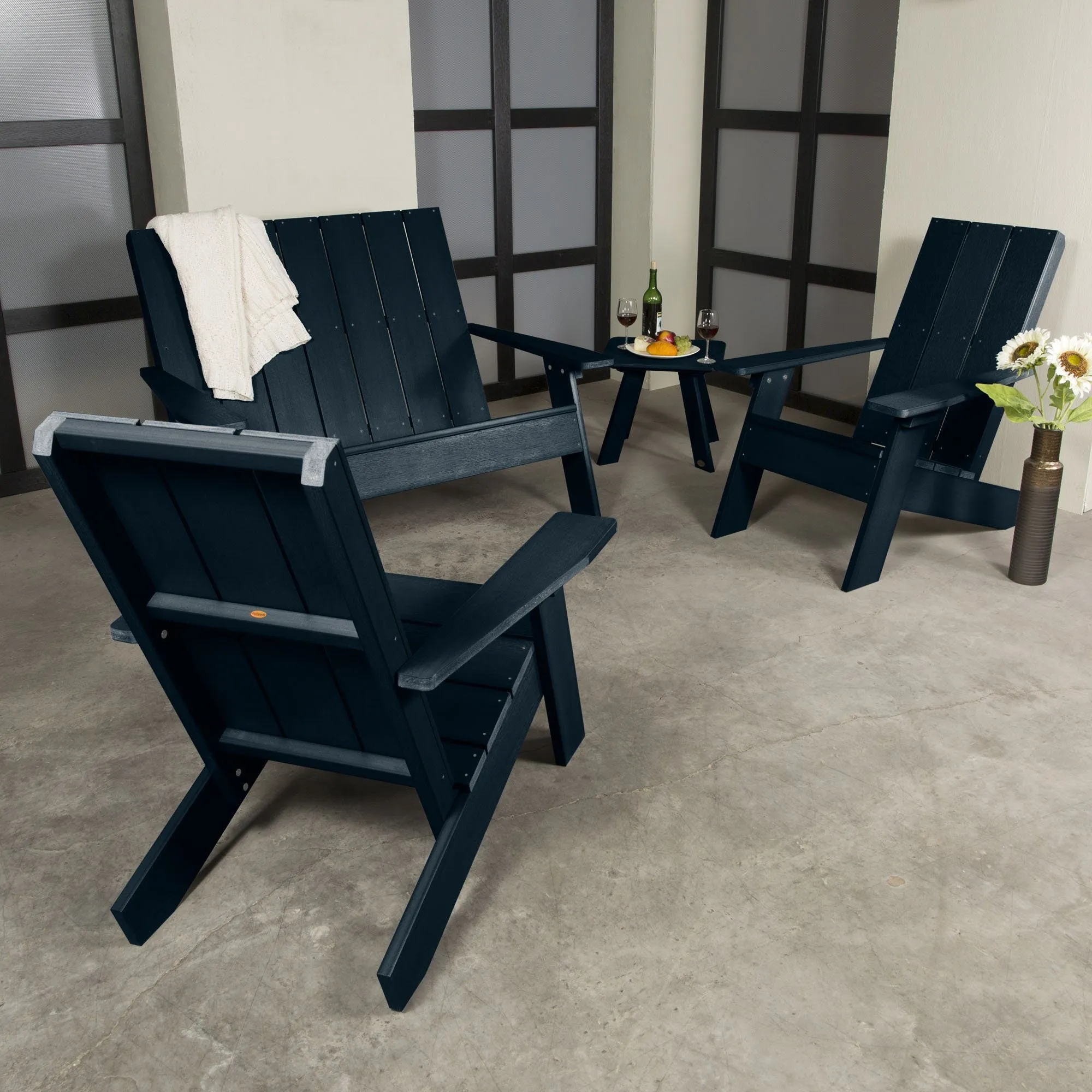 Italica Modern Adirondack 4-Piece Set