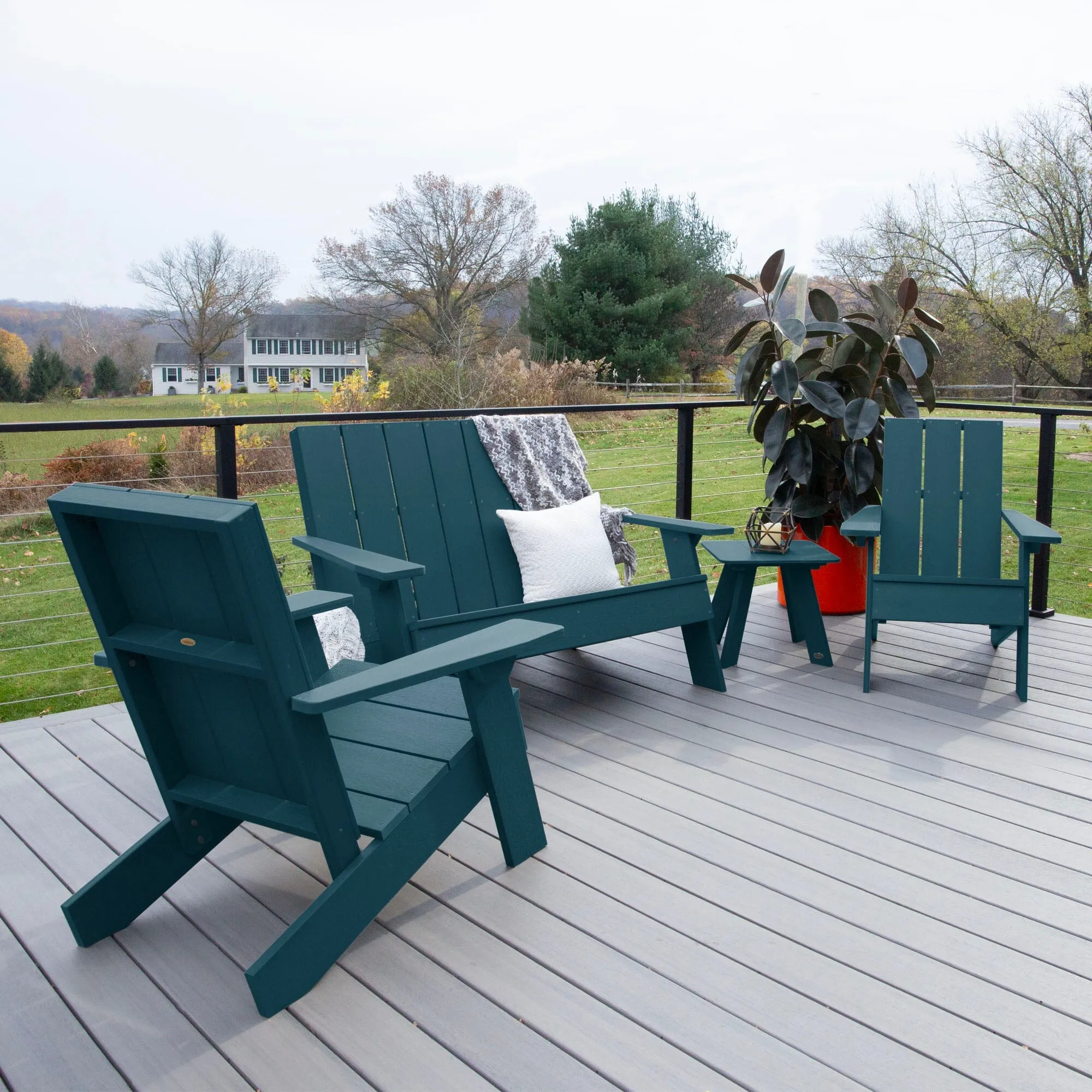 Italica Modern Adirondack 4-Piece Set