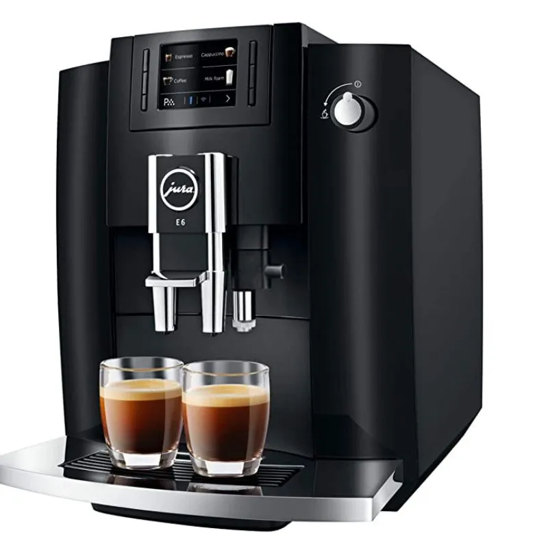 Jura E6 Piano Black Coffee Machine