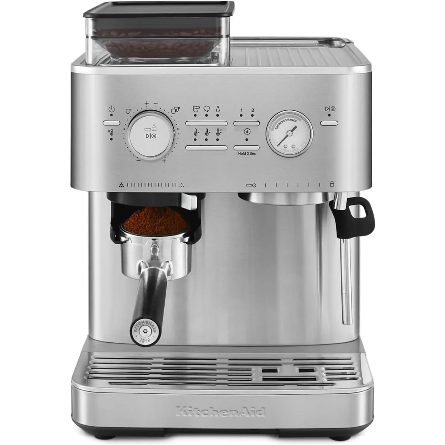 KitchenAid Semi-Automatic Espresso Machine, Brushed Stainless Steel #KES6551SX