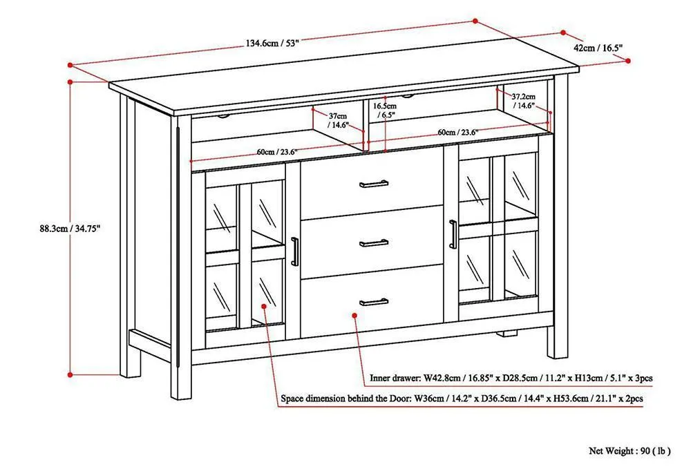 Kitchener Tall TV Stand