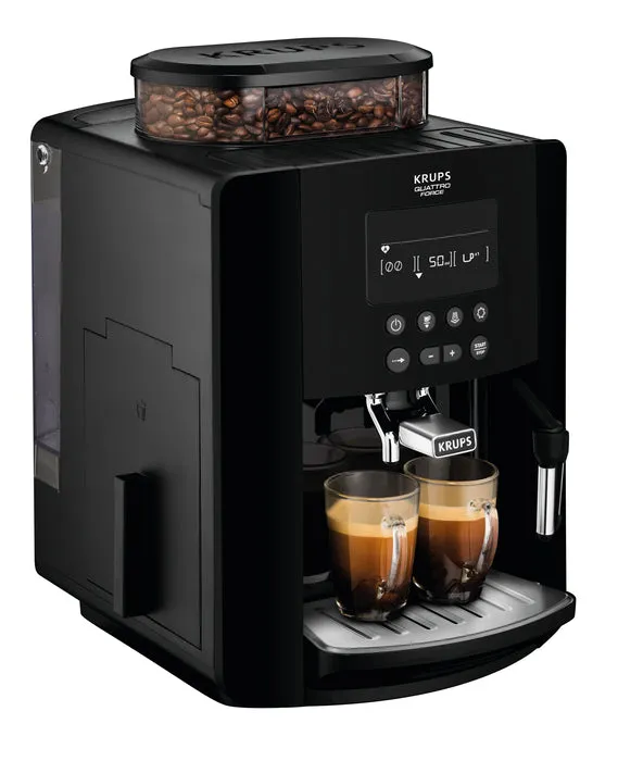 Krups Arabica Digital Bean To Cup Coffee Machine, EA817040 - Black