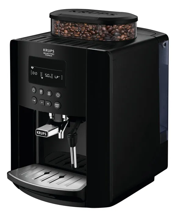 Krups Arabica Digital Bean To Cup Coffee Machine, EA817040 - Black