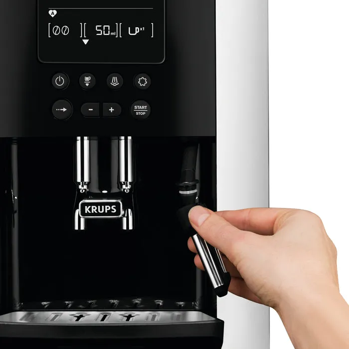 Krups Arabica Digital Bean To Cup Coffee Machine, EA817840 - Silver