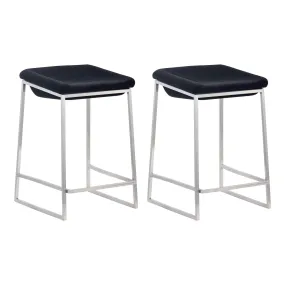 Lids Counter Stool (Set of 2) Dark Gray