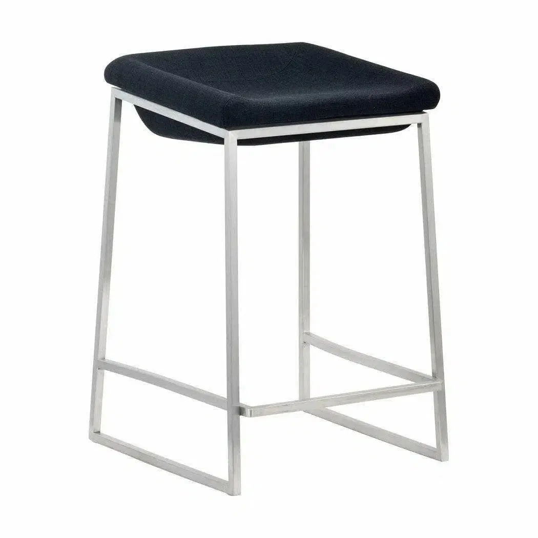 Lids Counter Stool (Set of 2) Dark Gray