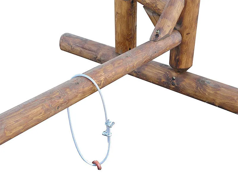 Log Rack Ground Anchor - 15" | Ground Screws for Soil