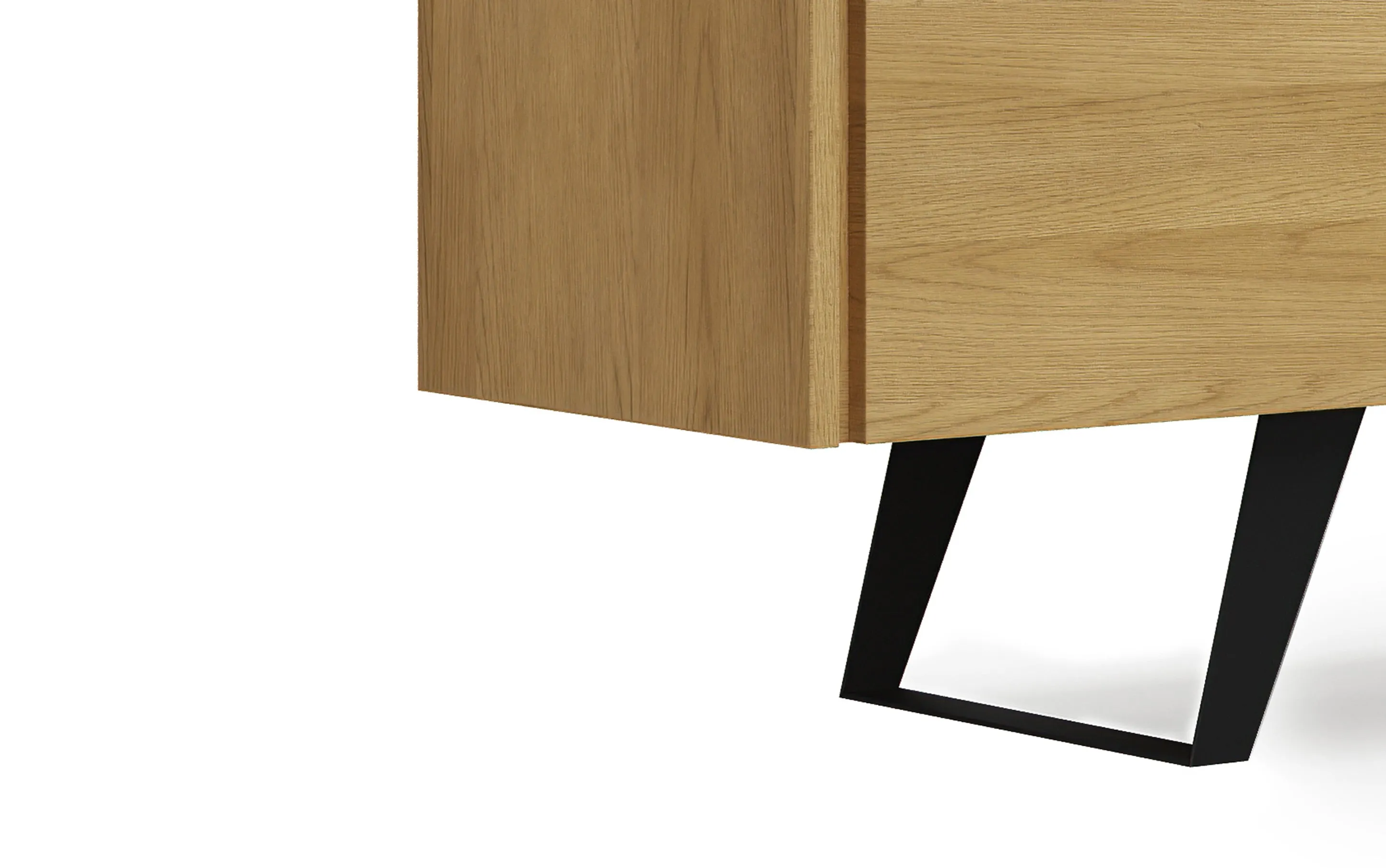 Lowry 72 inch TV Media Stand in Oak