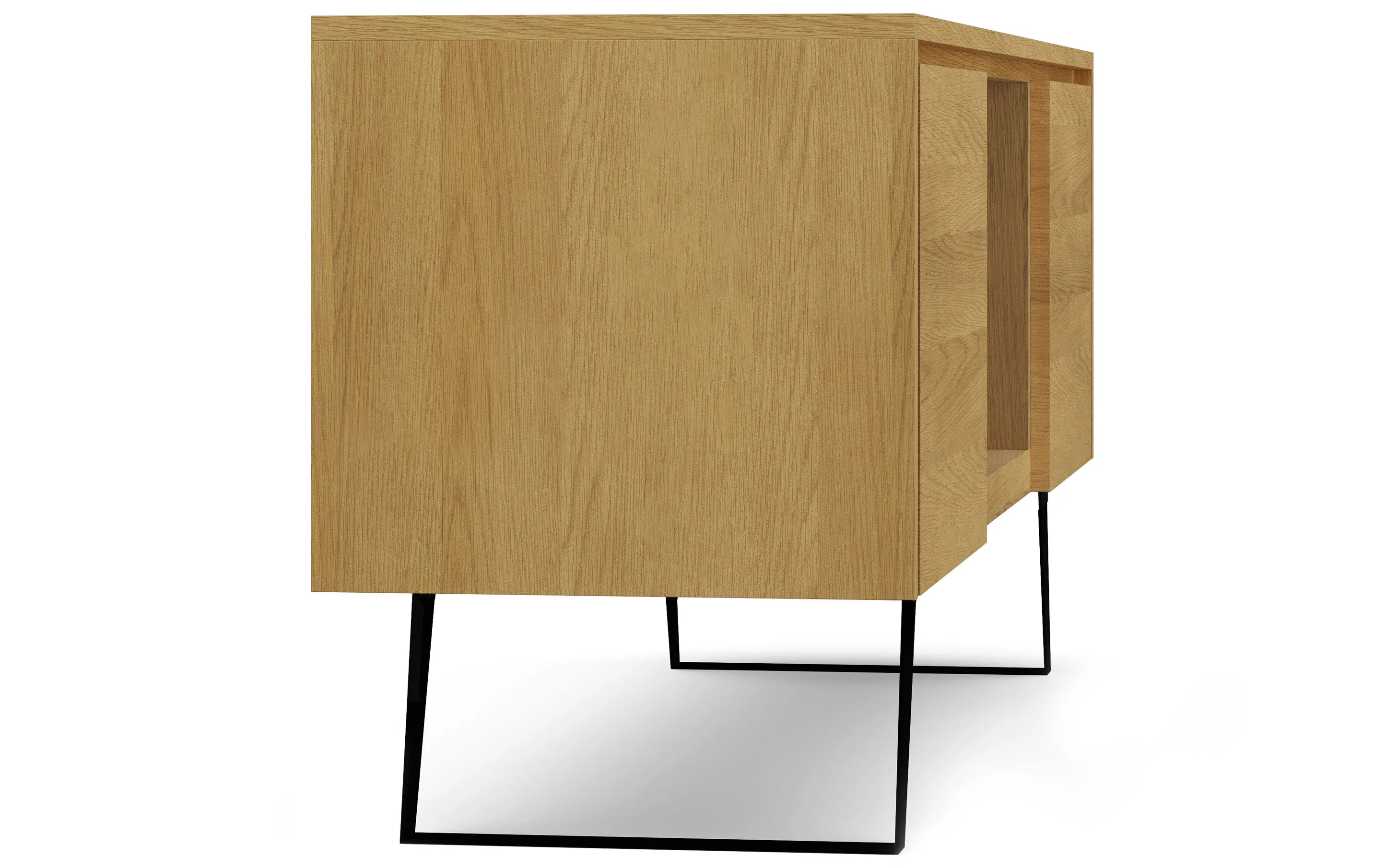 Lowry TV Media Stand in Oak