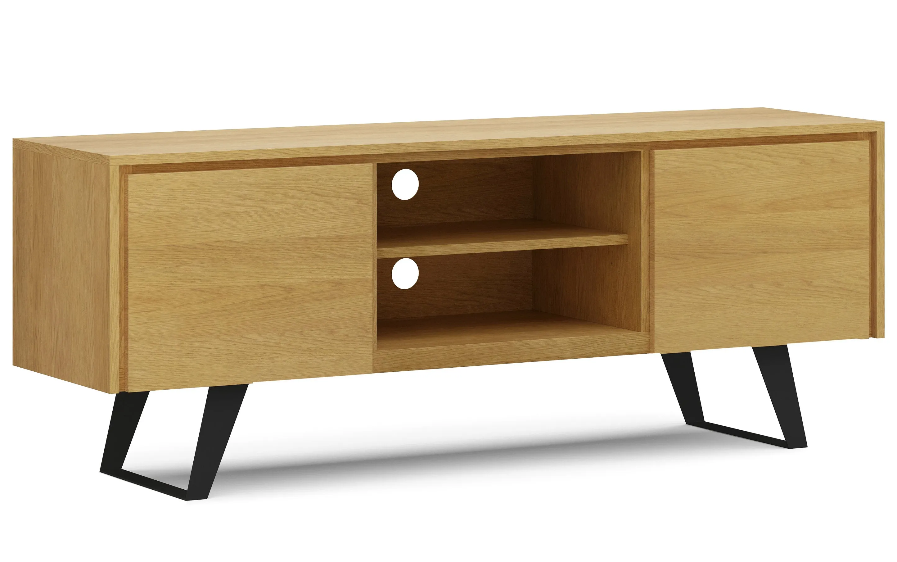 Lowry TV Media Stand in Oak