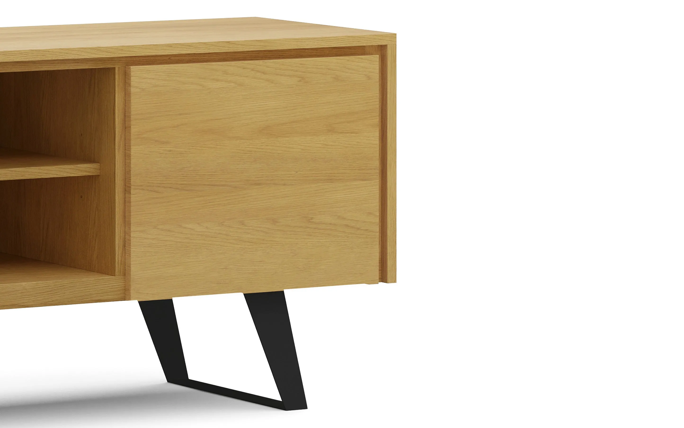 Lowry TV Media Stand in Oak