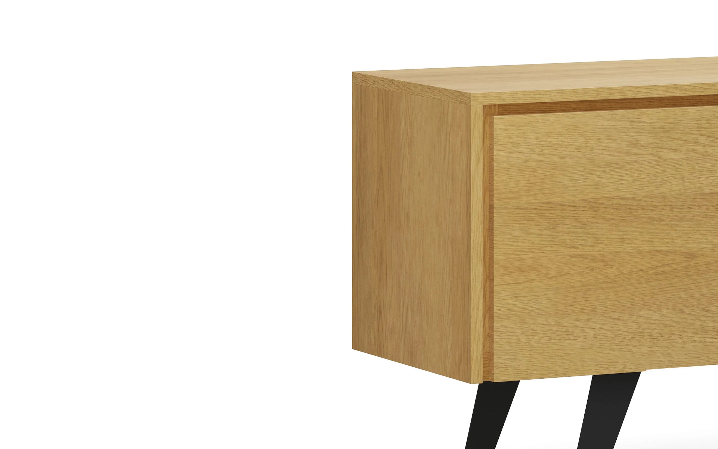 Lowry TV Media Stand in Oak