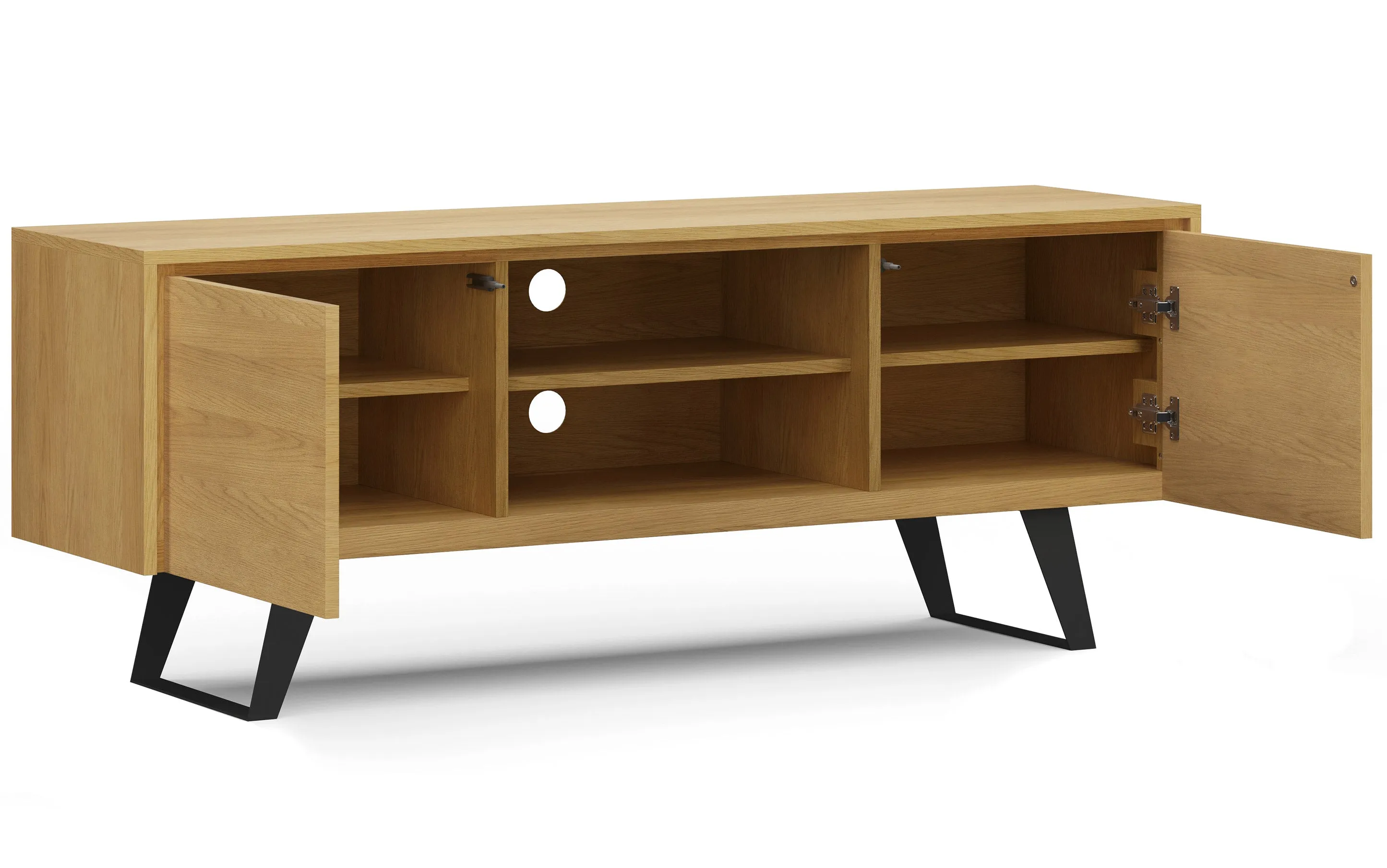 Lowry TV Media Stand in Oak