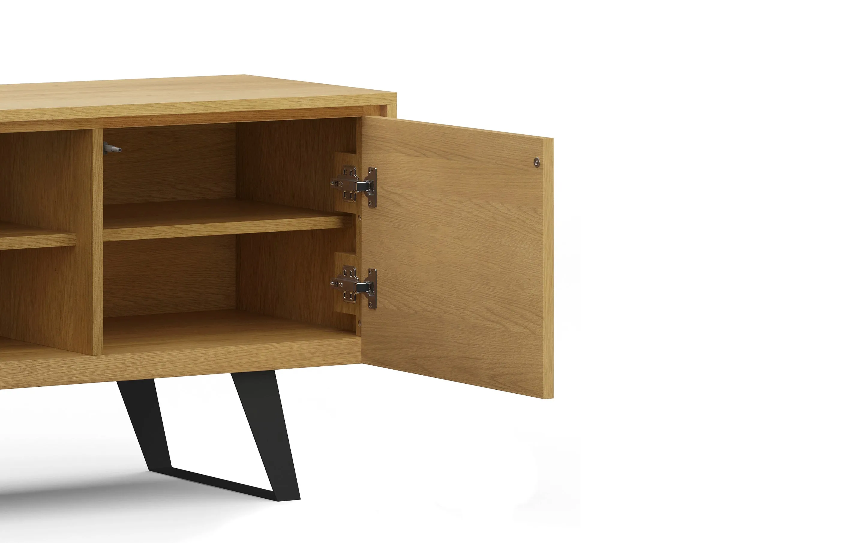 Lowry TV Media Stand in Oak