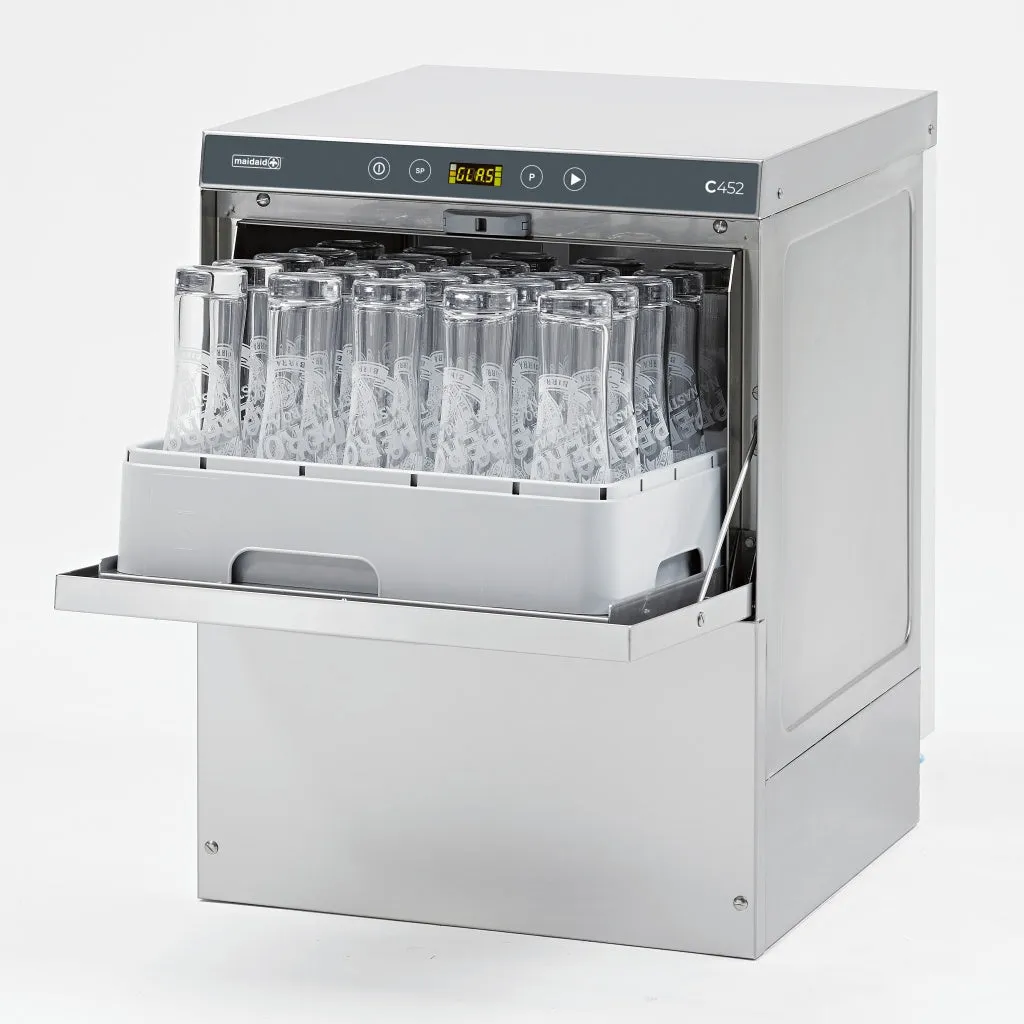 Maidaid Undercounter Glasswasher with Drain Pump - C452D