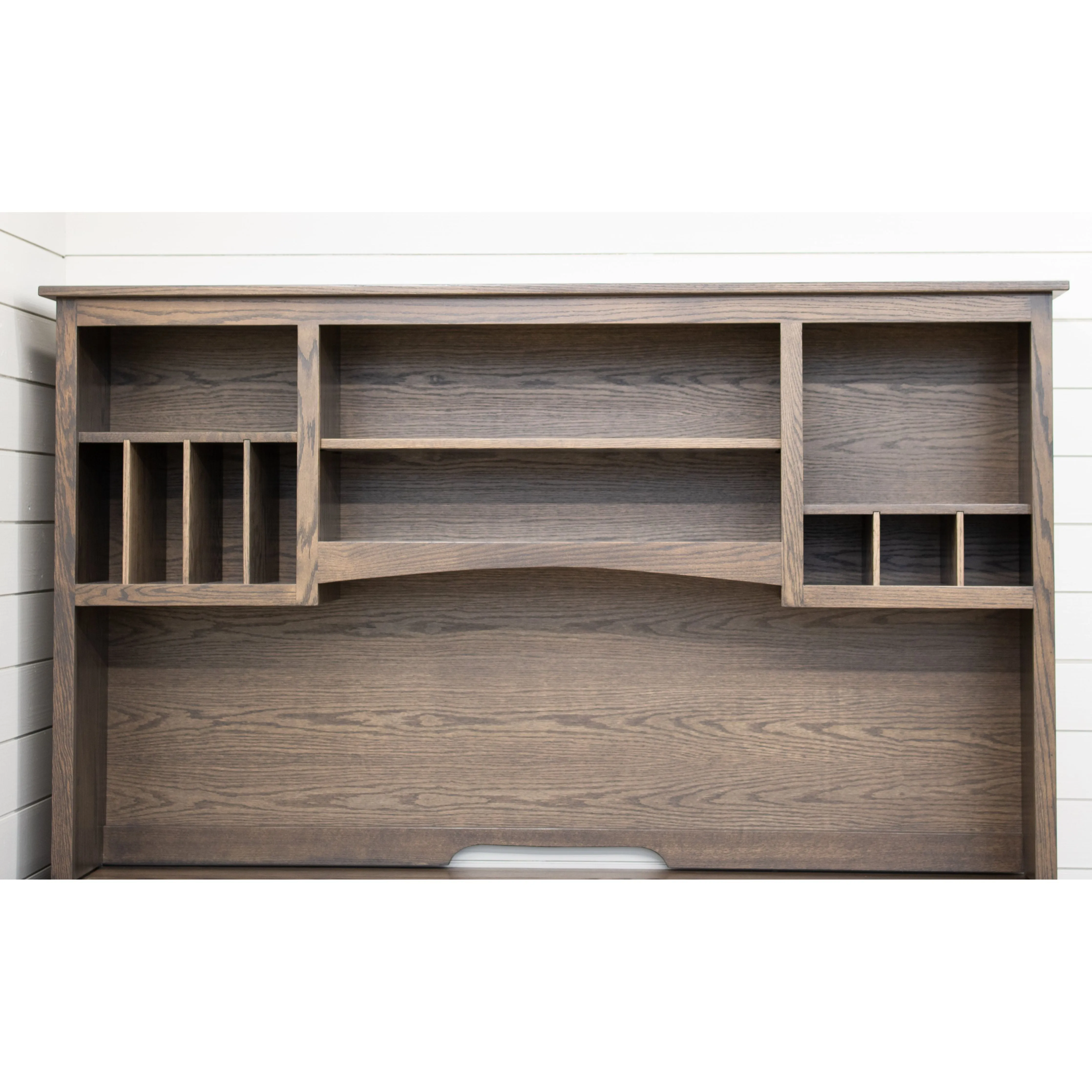 Manhattan L Desk with Hutch Top