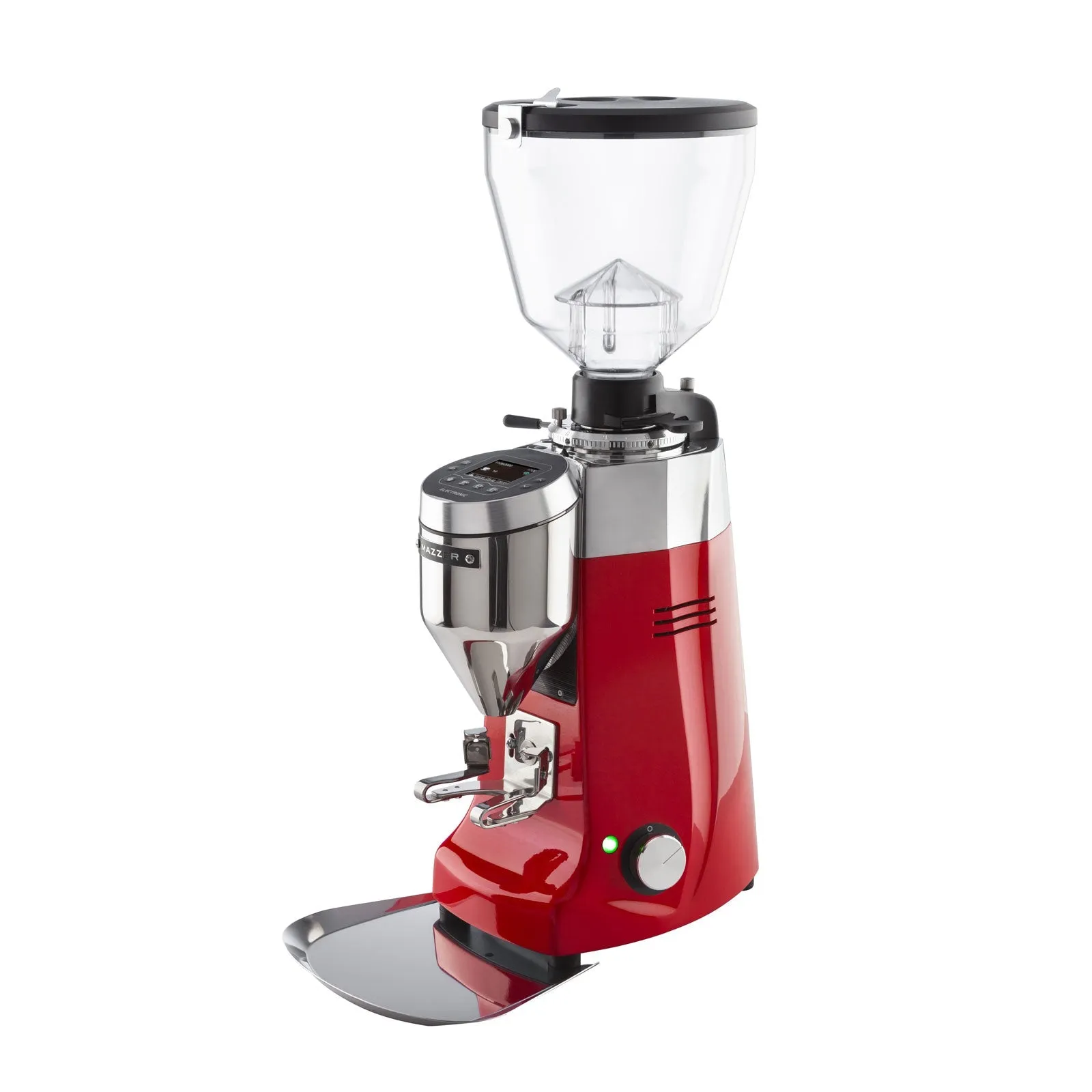 Mazzer Kony S Electronic Commercial Espresso Grinder - Red