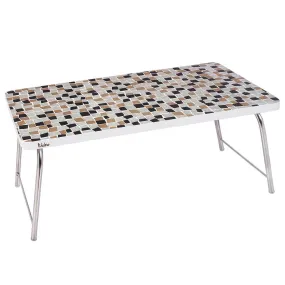 Mini Laptop table with folding legs I Medium Mosaic