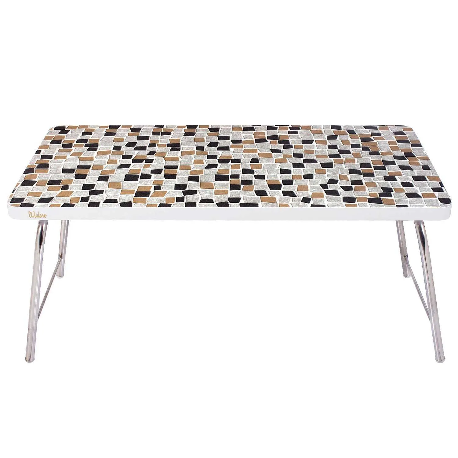 Mini Laptop table with folding legs I Medium Mosaic