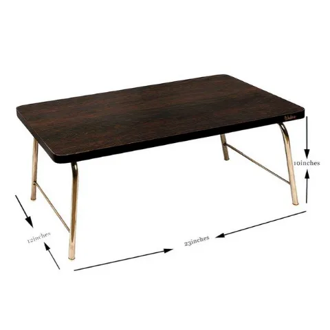 Mini Laptop table with folding legs I Medium Wenge