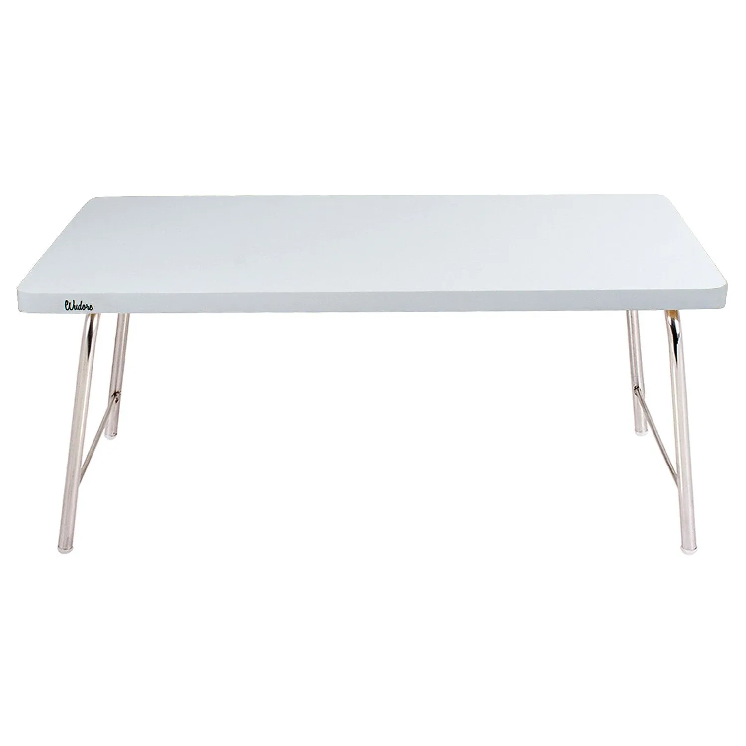 Mini Laptop table with folding legs I Medium White