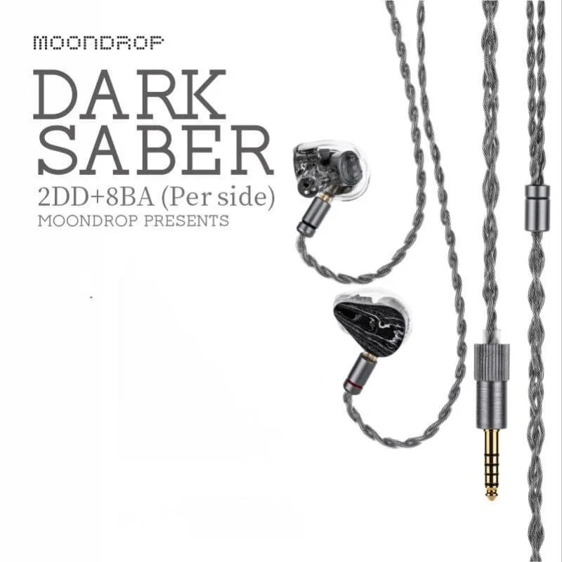 Moondrop Dark Saber 2DD   8BA Hybrid In-Ear Monitor